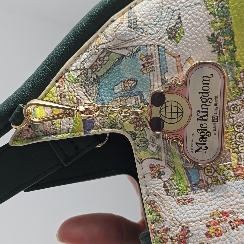 {Disney} Crossbody Bag - Walt Disney World 50th Anniversary - Map - Picture 8 of 15